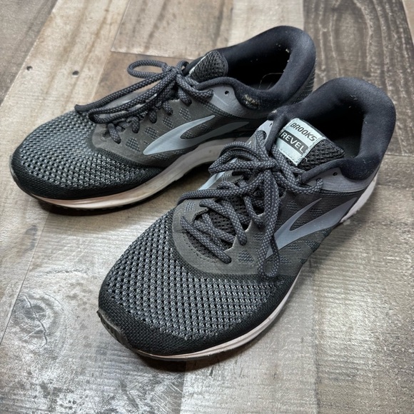 Brooks Dark Gray and Black Running Shoes - Picture 11 of 11